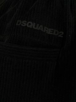 Bonne Qualité Dsquared2 Pantalon de jogging en velours côtelé à bande latérale pantalons de survêtement femme 17 Dsquared2 pantalon de jogging en velours côtelé à bande latérale