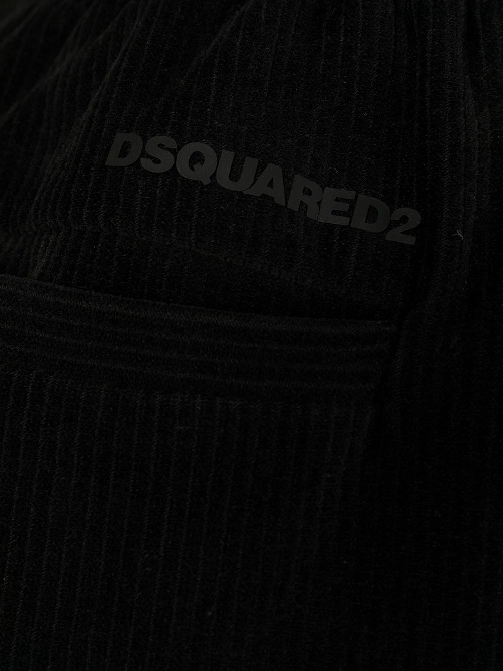 Bonne Qualité Dsquared2 Pantalon de jogging en velours côtelé à bande latérale pantalons de survêtement femme 10 Dsquared2 pantalon de jogging en velours côtelé à bande latérale