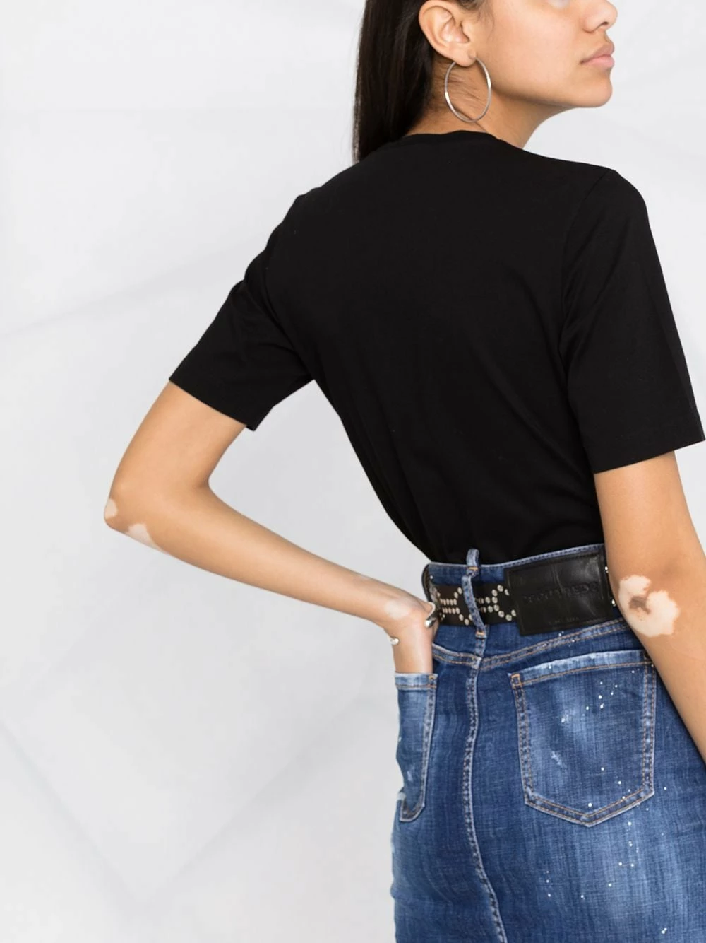 Dsquared2 Se Vend Bas Prix Jupe Icon en jean jupes taille haute femme 5 Dsquared2 jupe Icon en jean