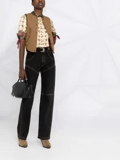 Dsquared2 blouse en soie à fleurs