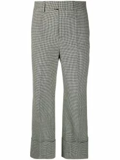 Dsquared2 pantalon crop à motif pied-de-poule