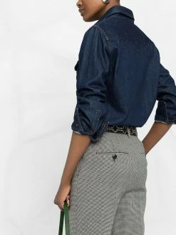 Dsquared2 pantalon crop à motif pied-de-poule