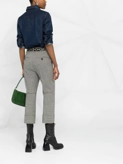 Dsquared2 pantalon crop à motif pied-de-poule