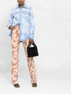 Dsquared2 chemise à effet délavé