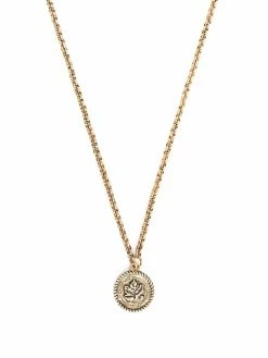 Dsquared2 collier à motif feuille d'érable