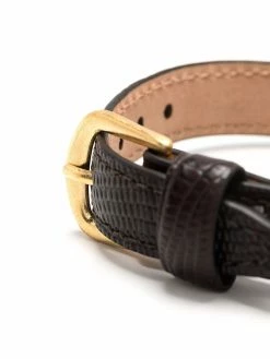 Dsquared2 bracelet en cuir à plaque logo