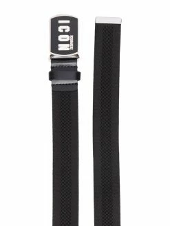 Dsquared2 ceinture à patch logo