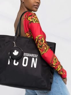 Dsquared2 sac cabas à logo Icon imprimé