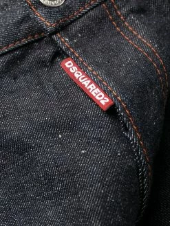 Dsquared2 pantalon fuselé à logo imprimé au dos