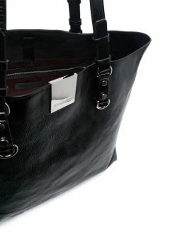 Dsquared2 Prix Allégé Sac à main en cuir à plaque logo sacs porté épaule femme 11 Dsquared2 sac à main en cuir à plaque logo