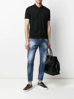 Dsquared2 jean Tidy Biker à effet usé