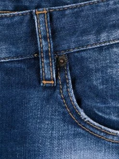 Dsquared2 jean Tidy Biker à effet usé