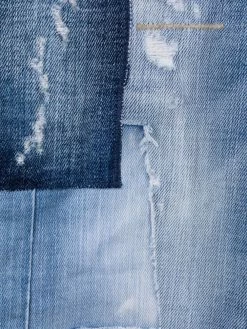 Dsquared2 jean skinny à effet usé