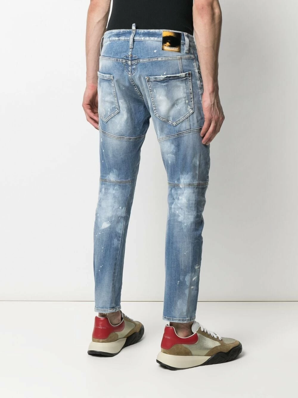 Dsquared2 Jean skinny à effet usé Réduction jeans skinny homme 6 Dsquared2 jean skinny à effet usé