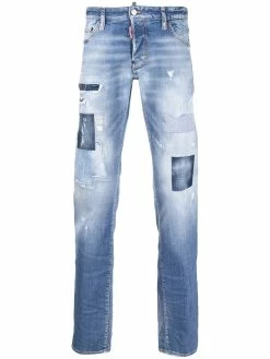 Dsquared2 jean bootcut à effet délavé