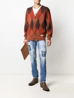 Dsquared2 jean bootcut à effet délavé