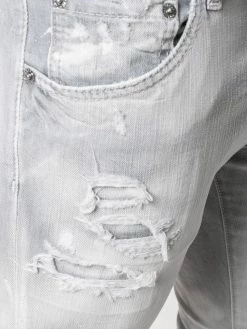 Soldes En Ligne Dsquared2 Jean skinny à taille basse jeans skinny homme 13 Dsquared2 jean skinny à taille basse