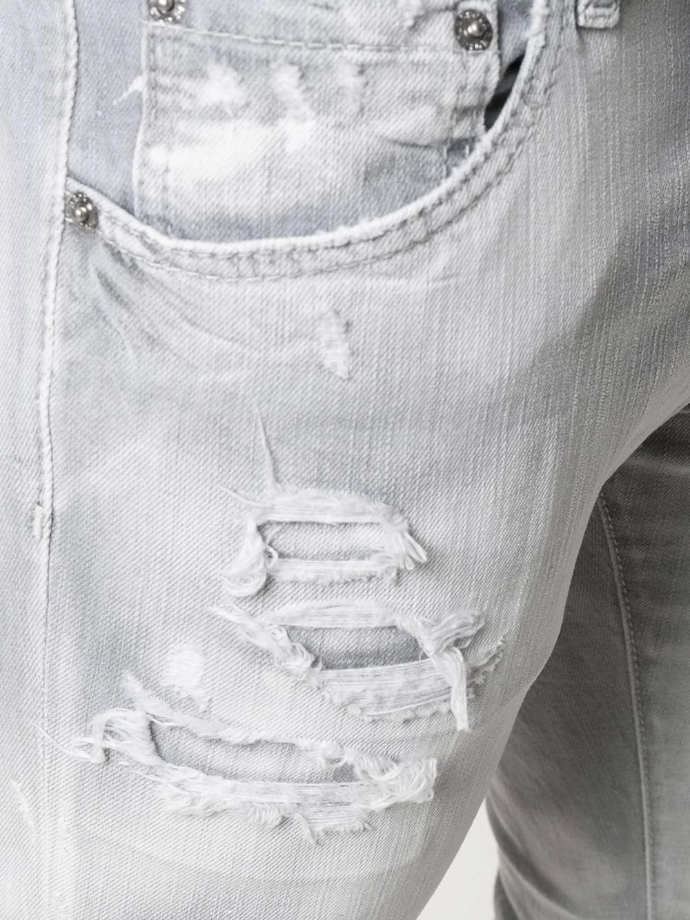 Soldes En Ligne Dsquared2 Jean skinny à taille basse jeans skinny homme 7 Dsquared2 jean skinny à taille basse