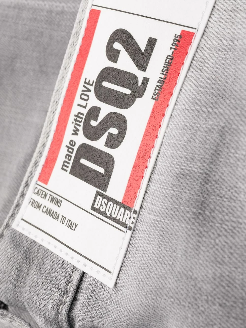 Soldes En Ligne Dsquared2 Jean skinny à taille basse jeans skinny homme 8 Dsquared2 jean skinny à taille basse