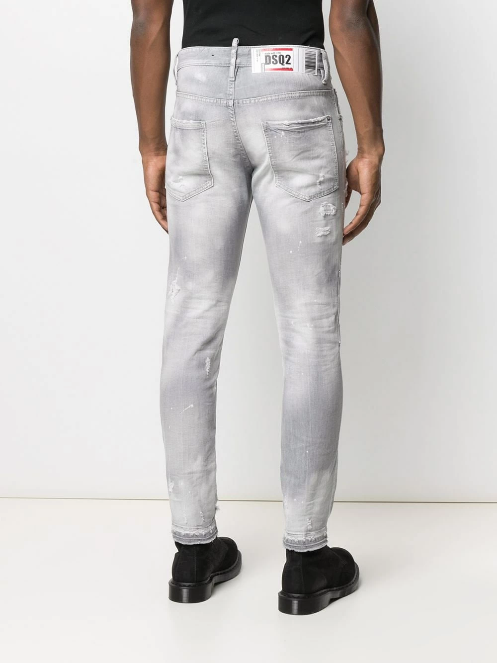 Soldes En Ligne Dsquared2 Jean skinny à taille basse jeans skinny homme 6 Dsquared2 jean skinny à taille basse