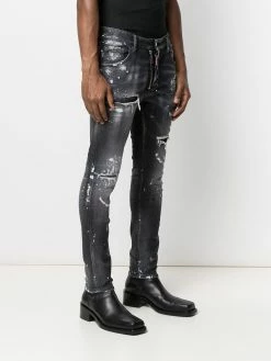 Dsquared2 jean skinny à taille basse