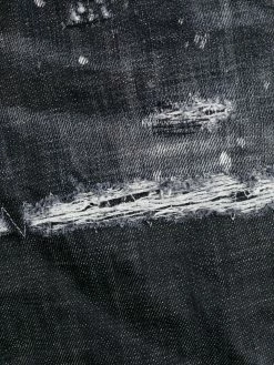 Dsquared2 jean skinny Icon à effet usé