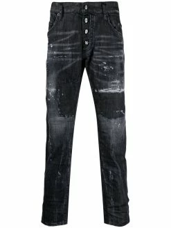 Dsquared2 jean skinny Icon à effet usé