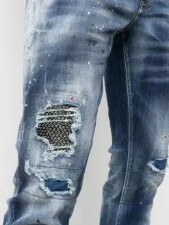 Dsquared2 jean à effet usé