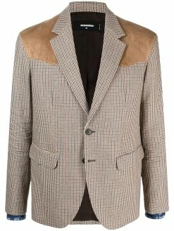 Dsquared2 blazer à carreaux