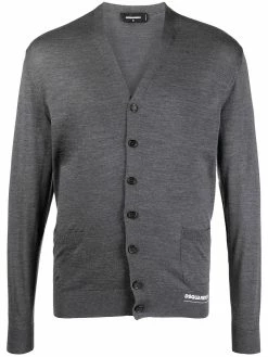 Dsquared2 cardigan à logo imprimé