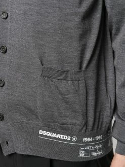 Dsquared2 cardigan à logo imprimé