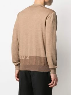 Dsquared2 cardigan bicolore à logo embossé