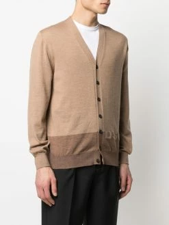 Dsquared2 cardigan bicolore à logo embossé