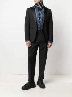 Dsquared2 blazer à revers crantés