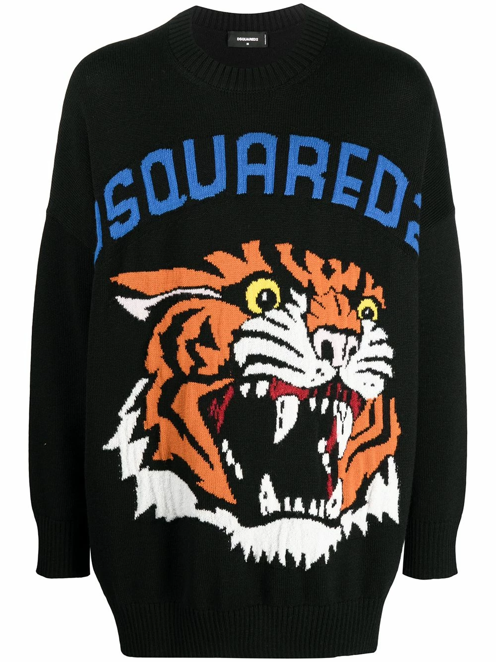 Meilleure qualité Dsquared2 Pull en maille intarsia pulls homme 3 Dsquared2 pull en maille intarsia