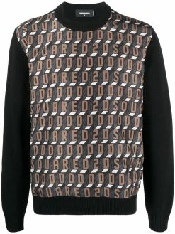 Dsquared2 pull à empiècement monogrammé