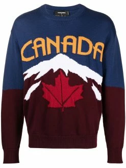 Dsquared2 pull en maille intarsia