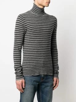 Dsquared2 pull rayé à col roulé