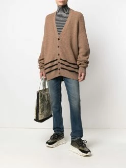 Dsquared2 pull rayé à col roulé