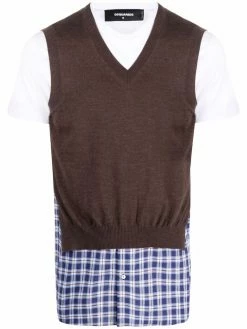 Dsquared2 t-shirt à design superposé