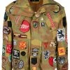 Dsquared2 veste militaire à imprimé camouflage