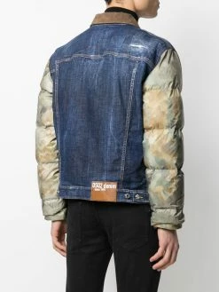 Dsquared2 veste en jean à design patchwork
