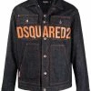 Dsquared2 veste en jean à logo imprimé