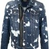 Dsquared2 veste en jean à effet taches de peinture