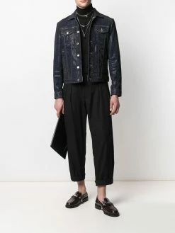 Dsquared2 veste en jean à ornements en cristal