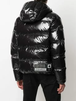 Dsquared2 doudoune à effet brillant