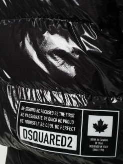 Dsquared2 doudoune à effet brillant