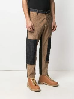Dsquared2 pantalon à design patchwork