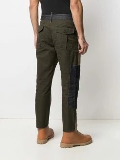 Dsquared2 pantalon à design patchwork