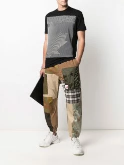 Dsquared2 pantalon à design patchwork